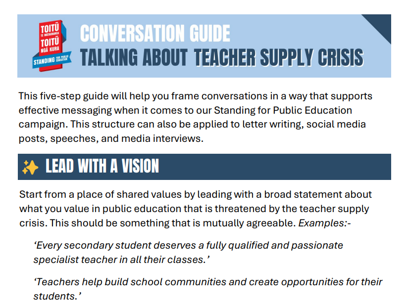 Conversation Guides Preview