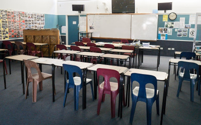 Empty classroom small